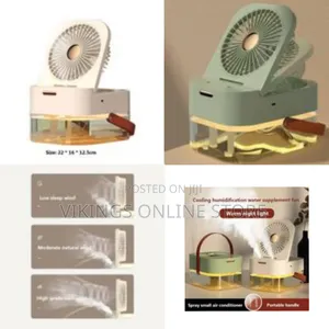 Air Conditioning Fan Double Spray Spray Desk Fan Household Portable