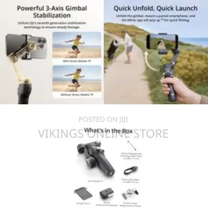 Dji Osmo Mobile 7p Gimbal Stabilizer for iPhone, Android, Native