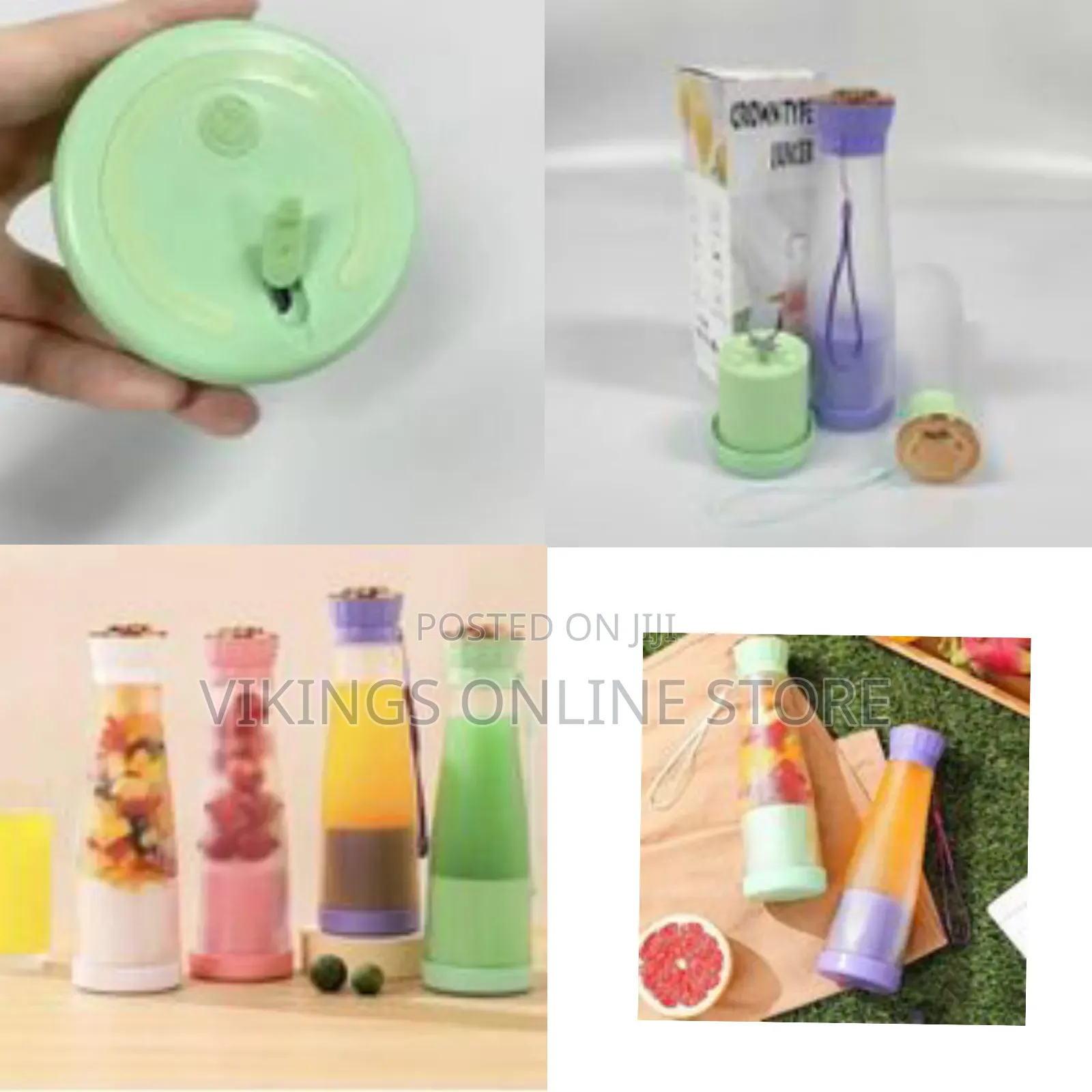 Crown Juicer, Mini Portable Blender Fruit Mixers, 400ml Electric