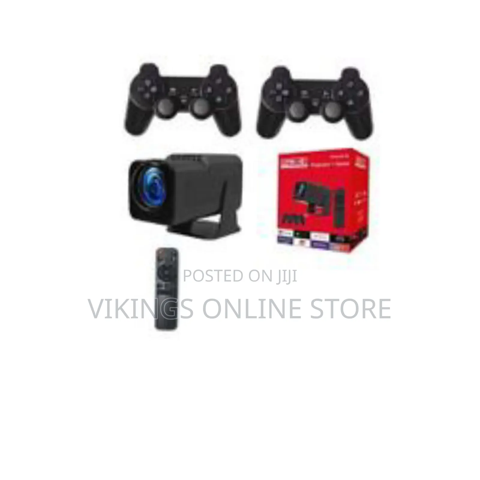 Arcade Vision Projector Hd Screen, Game Projector With Controllers