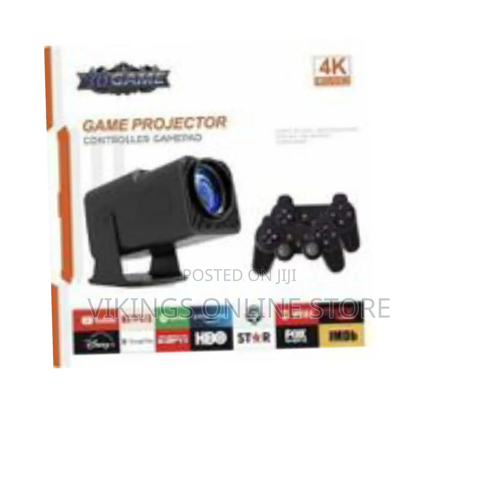 Arcade Vision Projector Hd Screen, Game Projector With Controllers