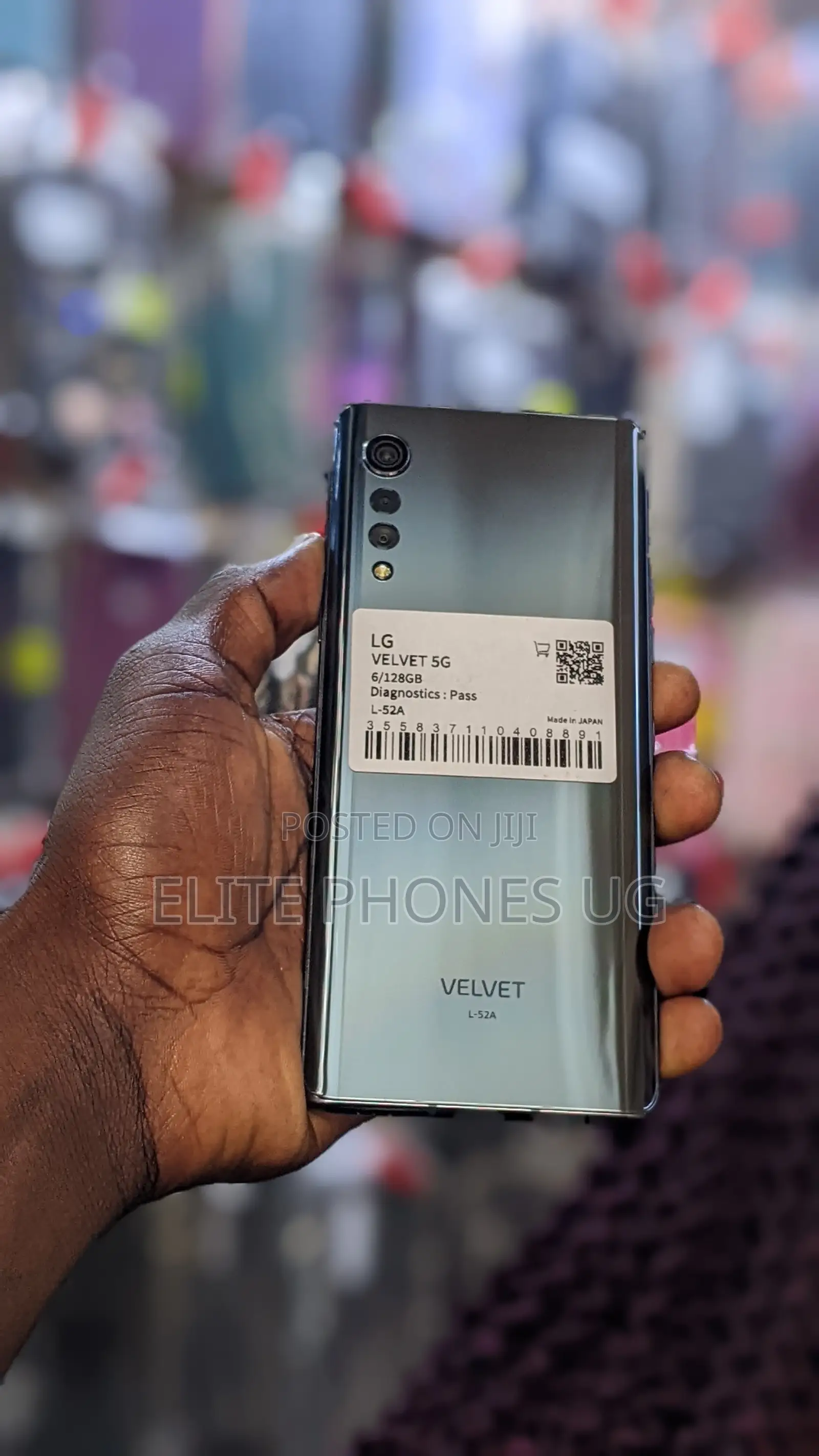 LG Velvet 5G 128 GB Silver