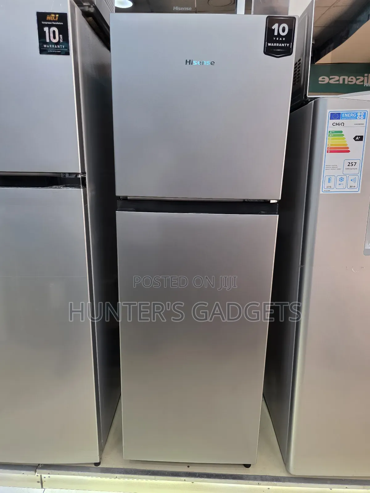 Hisense 200 Litres Double Door Refrigerator Brand New