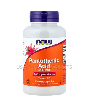 Pantothenic Acid (Vitamin B-5) Now 500mg 100capsules