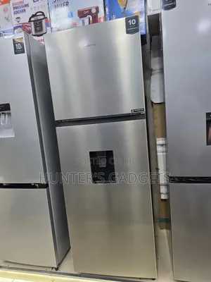 Hisense 419 Litres Double Door Frost Free Stainless Rechargeable New