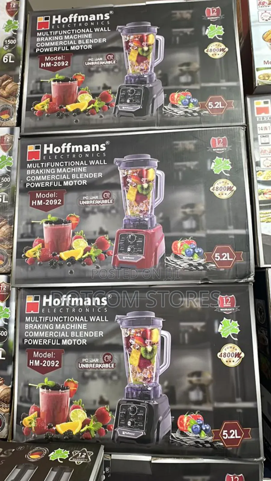 5.2l Hoffmans Hm-2092 Commercial Blender.