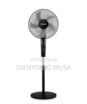 Saachi Stand Fan 16" Nl-Fn-1739sr-Bk - 3-Speed, 3 Wind