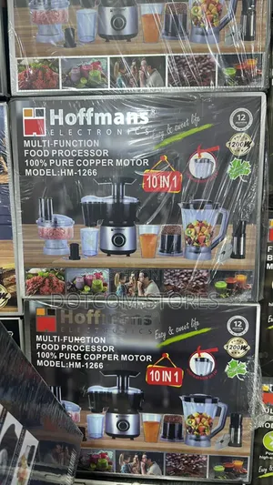 10 in 1 Hoffmans Multi-Function Food Processor (Model: Hm-1266).