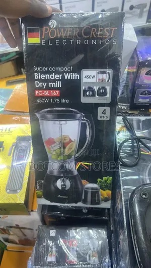 1.75litresh Power Crest Electronics Super Compact Blender