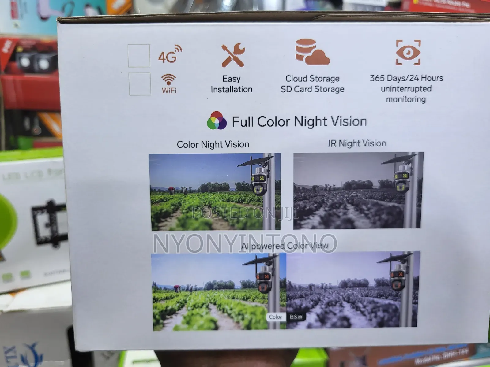 Cofe 24/7 Ful Colour 4g Wireless Solar Powered Camera
