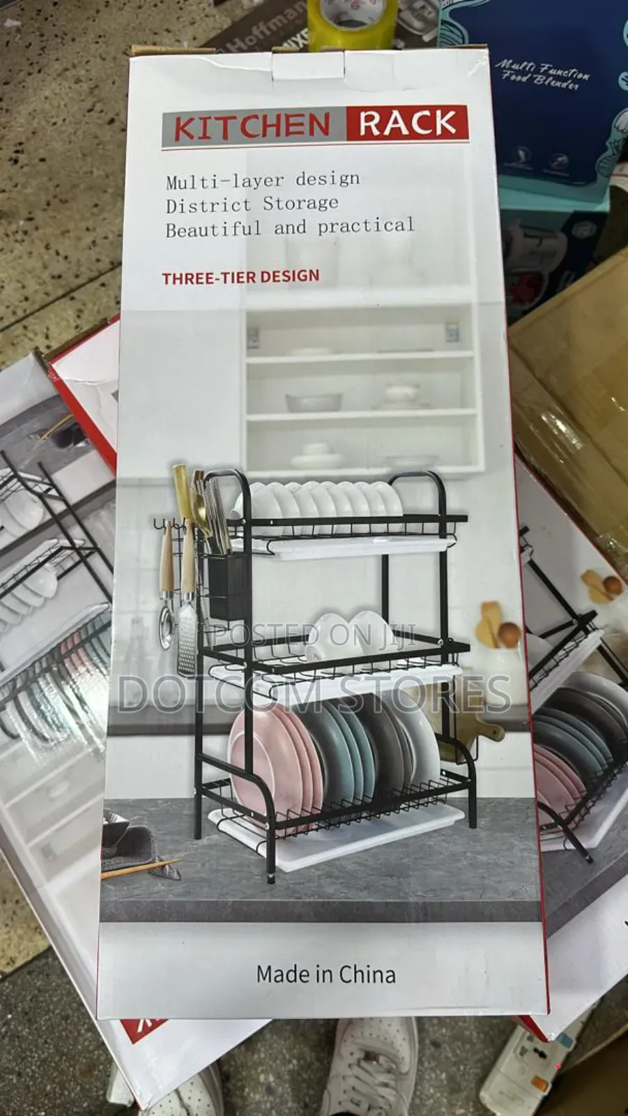 3-Tier Stainless Steel Kitchen Dish Drying Rack