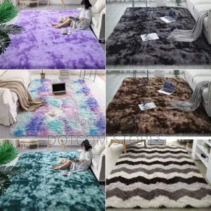 Shaggy Tie-Dye Area Rug,