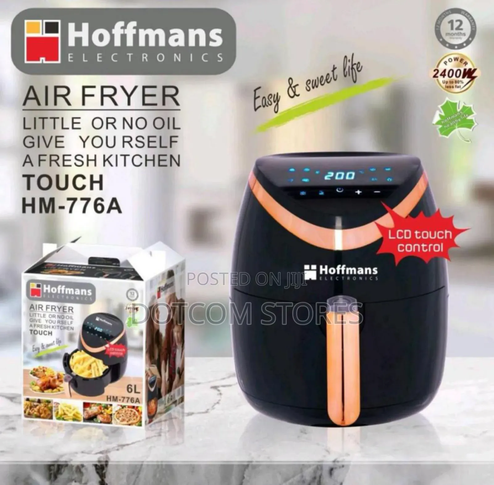 Hoffmans Air Fryer Touch Hm-776a.