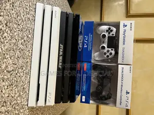 Ps4 Pro Consoles Black White Used