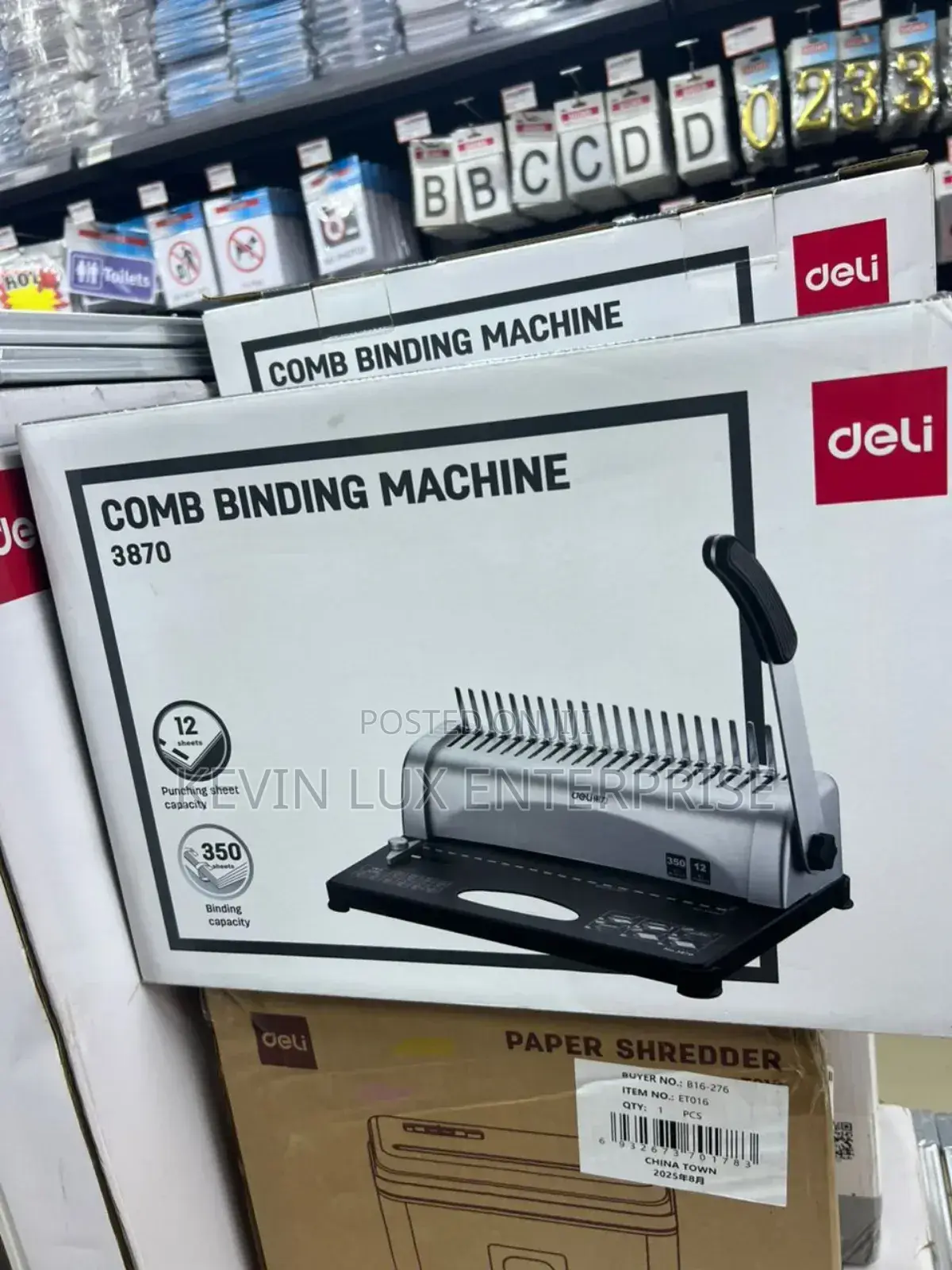 Comb Binding Machine
