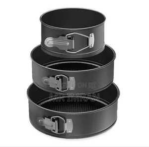 3-Piece Non-Stick Springform Cake Pan Set