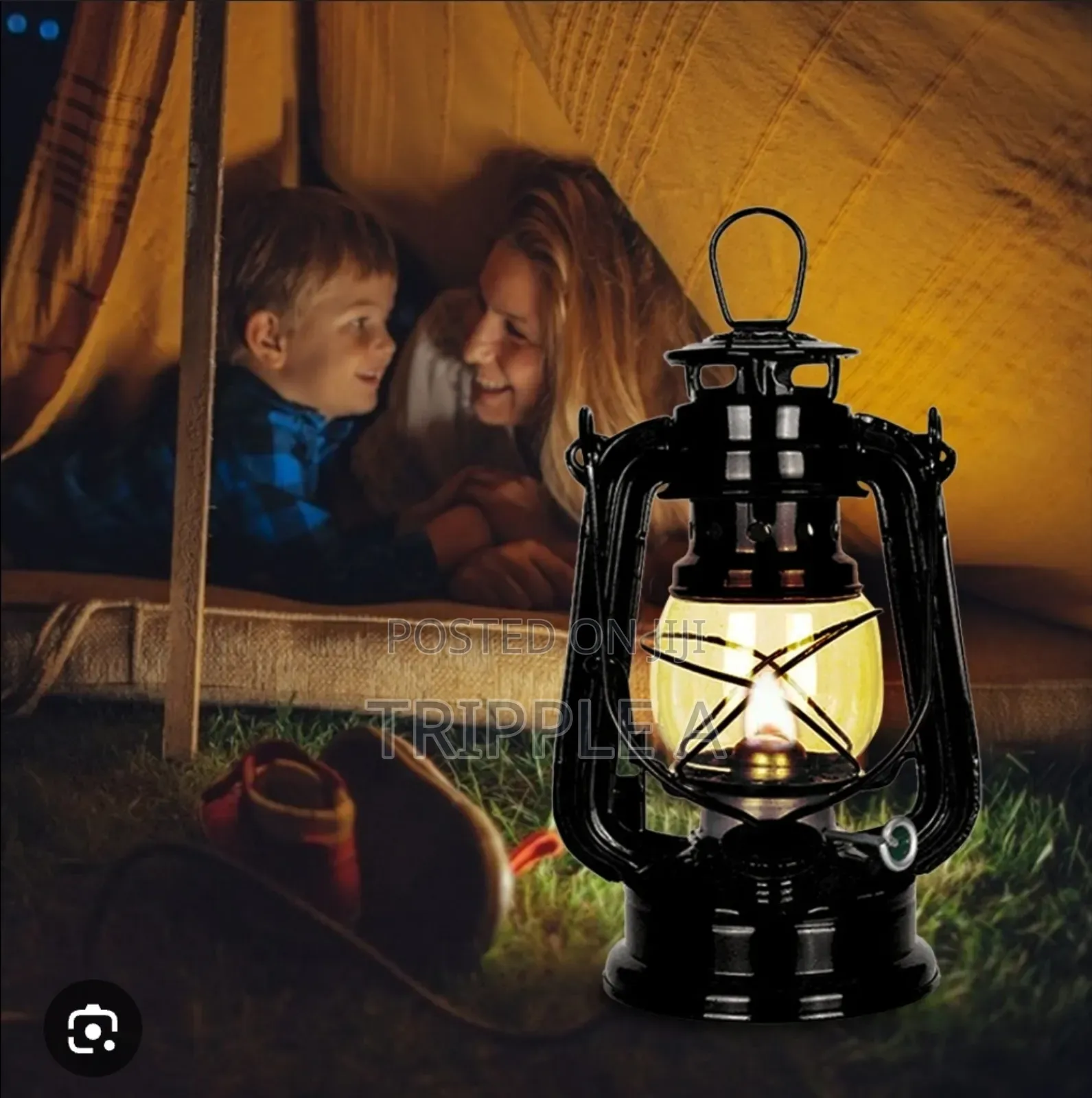 Metal Kerosene Lantern Vintage Oil Burning Lantern