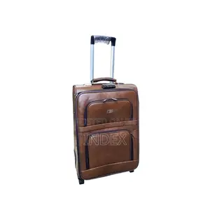 Leather Luggage Suitcase - Medium