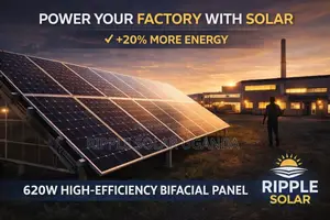 620w Bifacial Solar Panel Double Glass High Efficiency Kampala