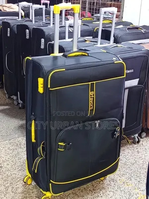 Dfavors Medium Large Black Suitcases