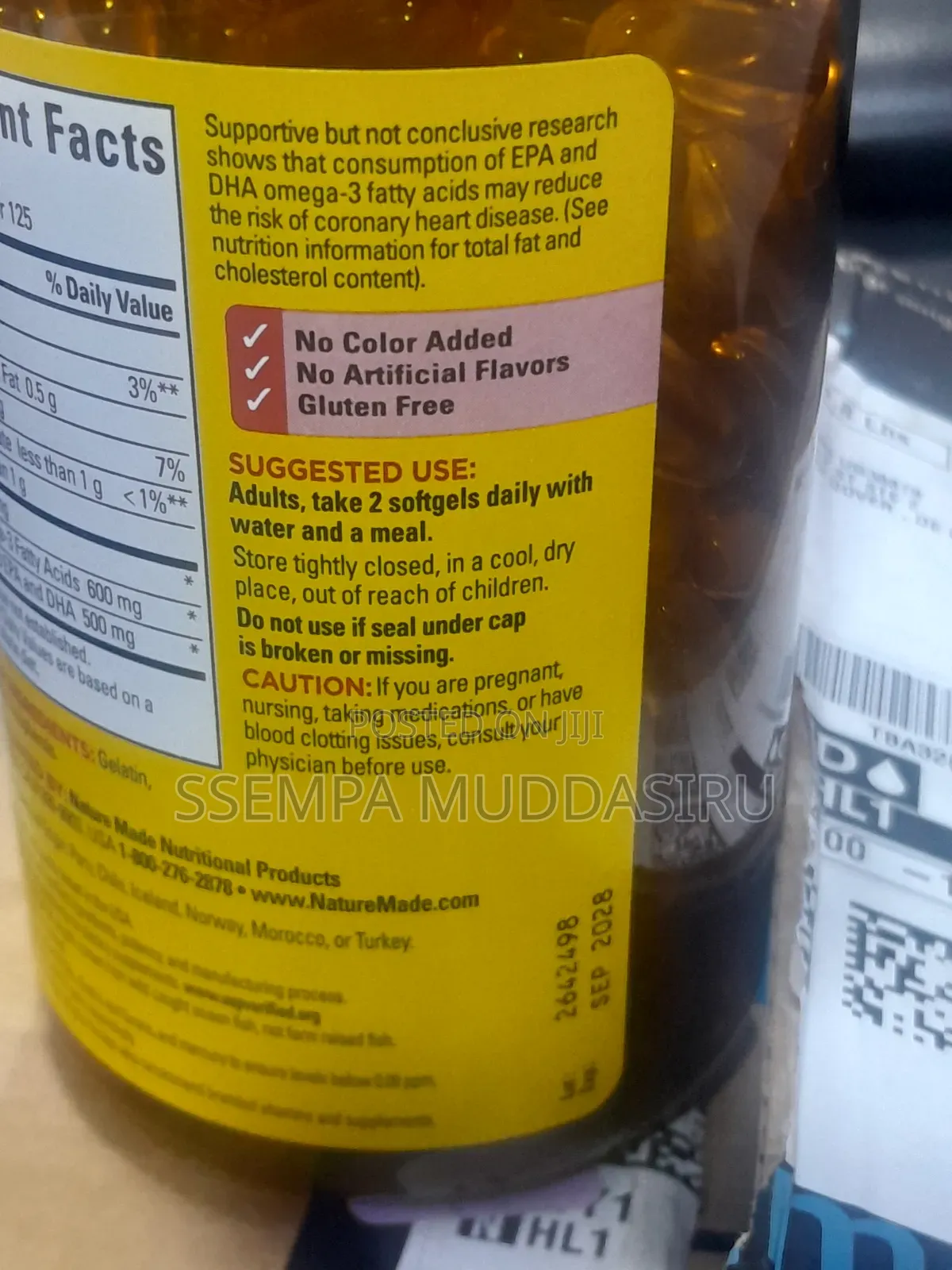 Nature Made Fish Oil 2000mg,(600mg Omega 3 Per Serving)