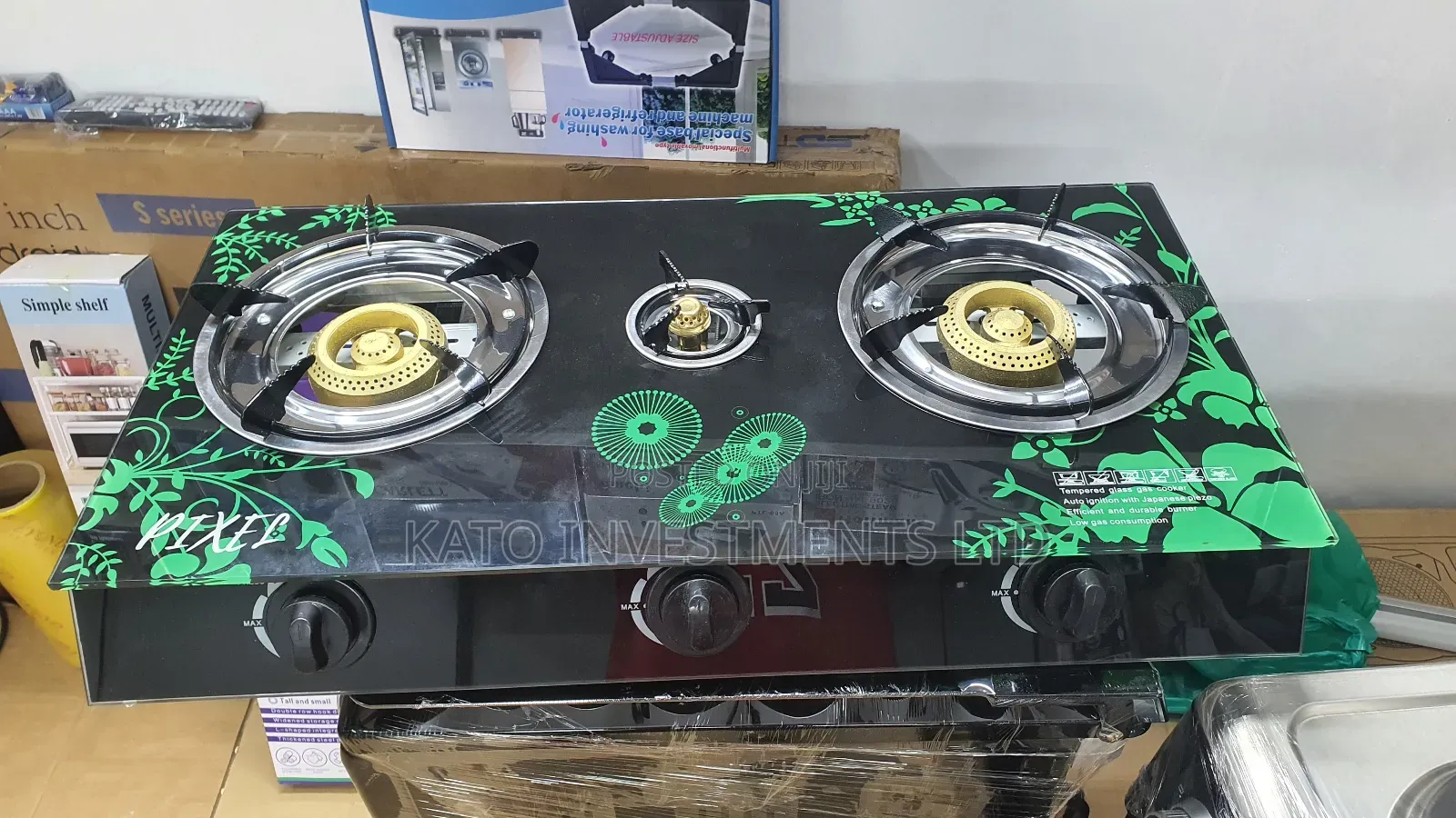 Pixel Pix-402 3 Burner Gas Stove