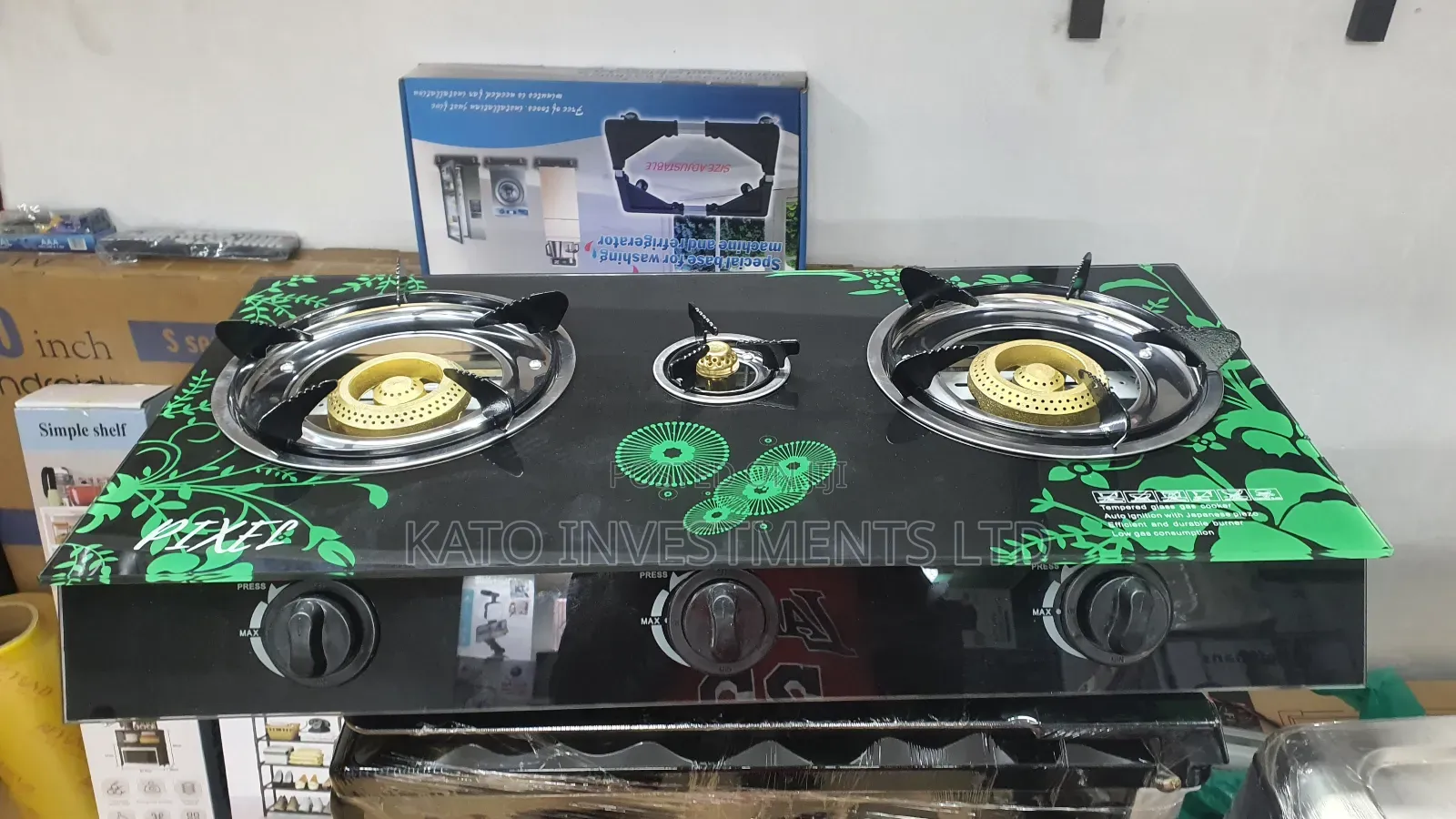 Pixel Pix-402 3 Burner Gas Stove