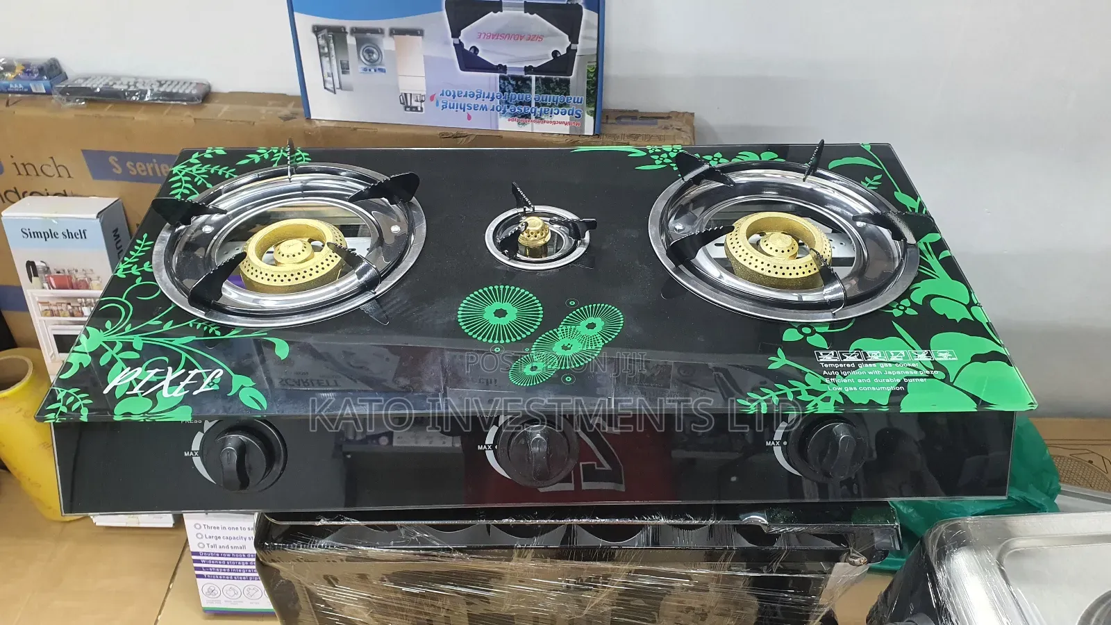 Pixel Pix-402 3 Burner Gas Stove