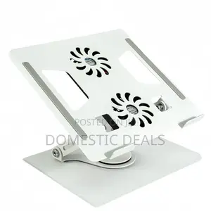 Adjustable Laptop Stand With Stepless Adjustment, Cooling Fan