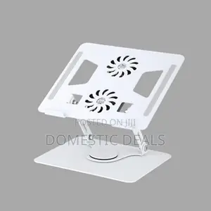 Adjustable Laptop Stand With Stepless Adjustment, Cooling Fan