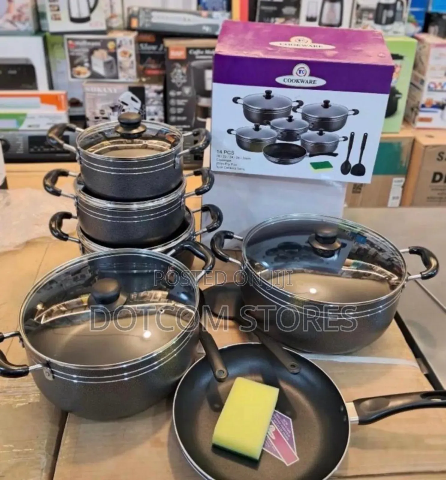 Tc 14-Piece Heavy Non-Stick Cookware Set