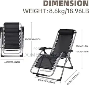 Zero Gravity Reclining Chair With Cushion