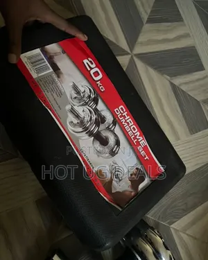 20kg Adjustable Dumbbell/ Dumbells Set-Silver