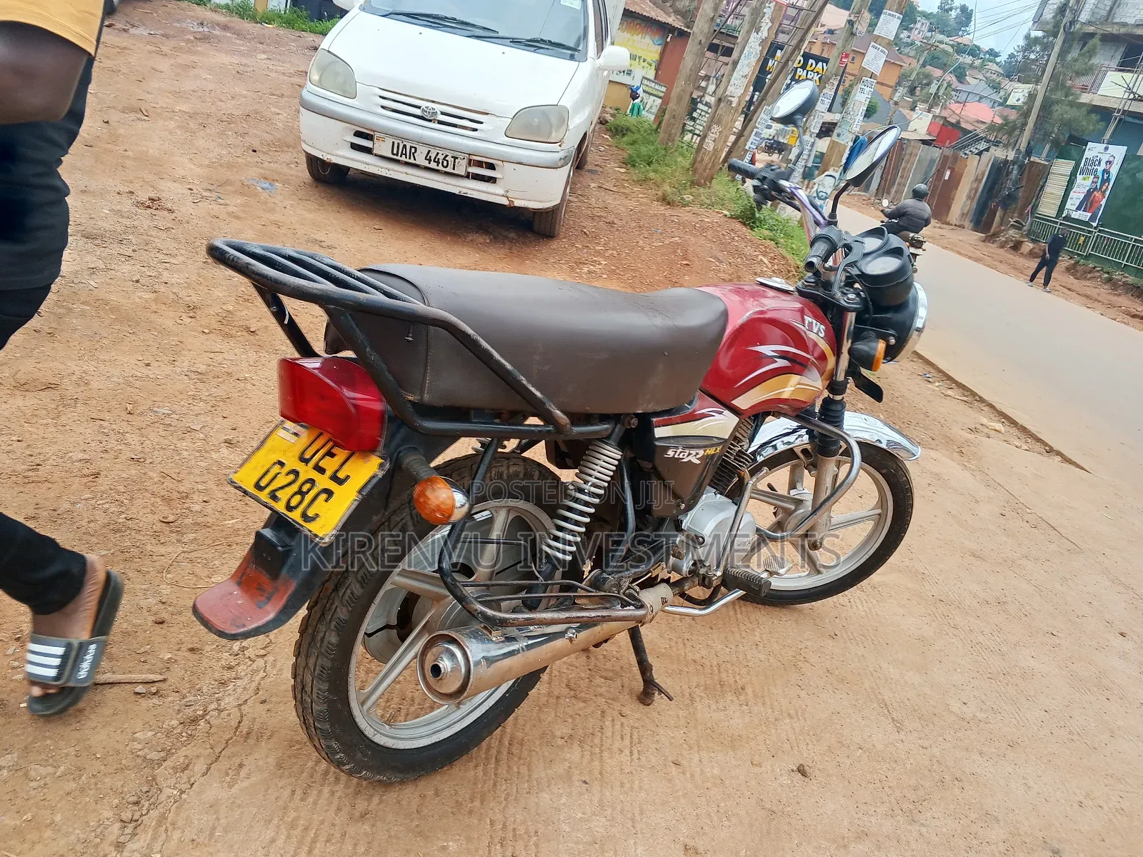 TVS XL 100 2018 Red