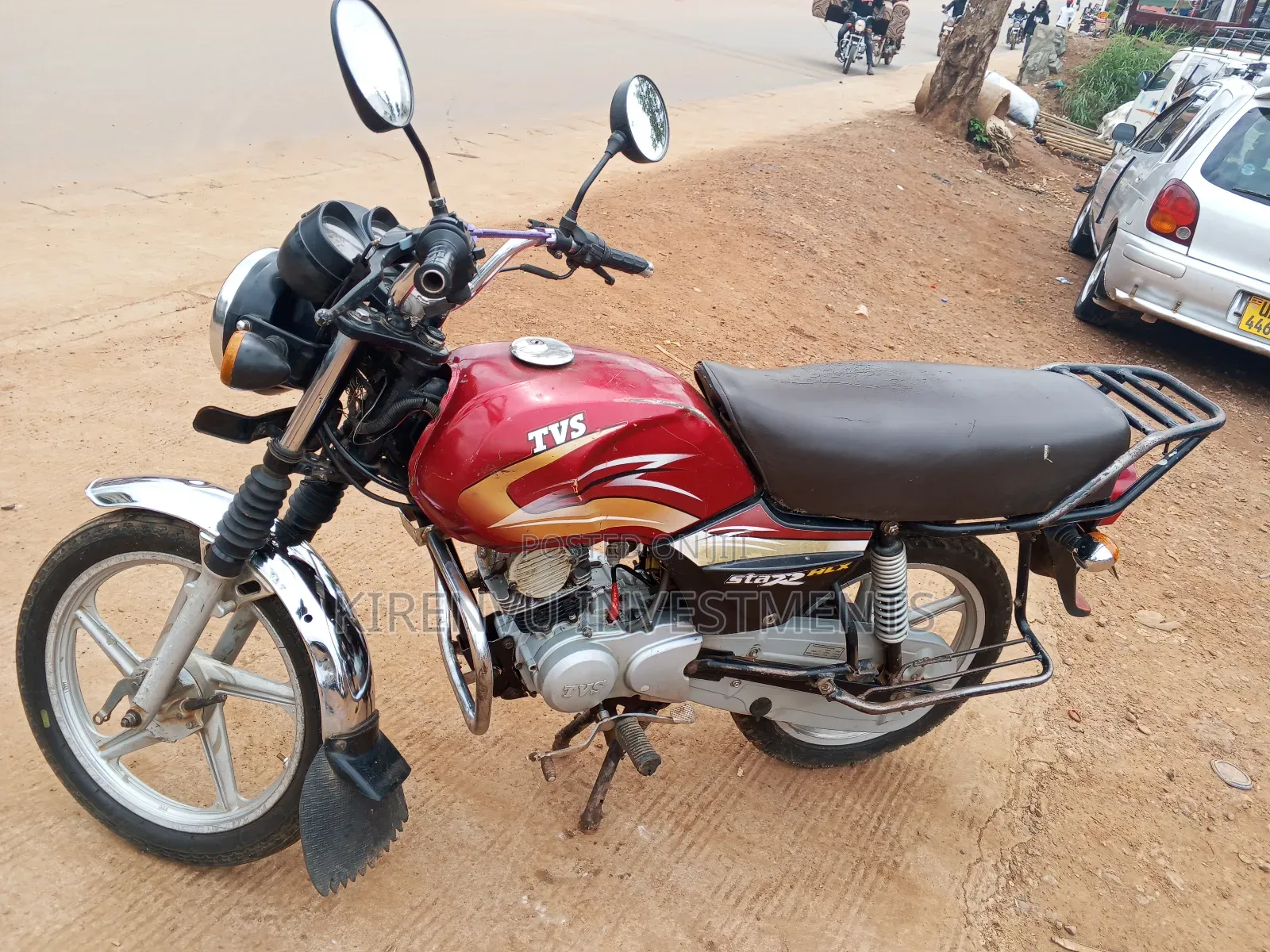 TVS XL 100 2018 Red