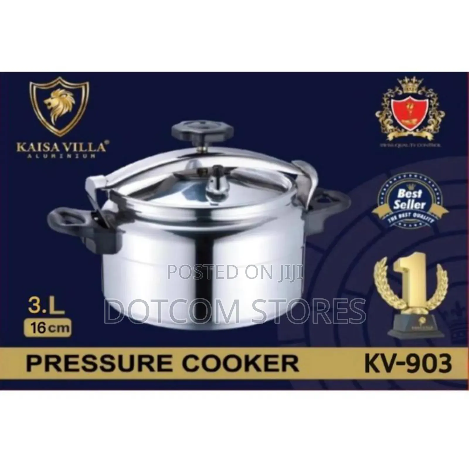 3l Kaiser Stainless Steel Pressure Cooker
