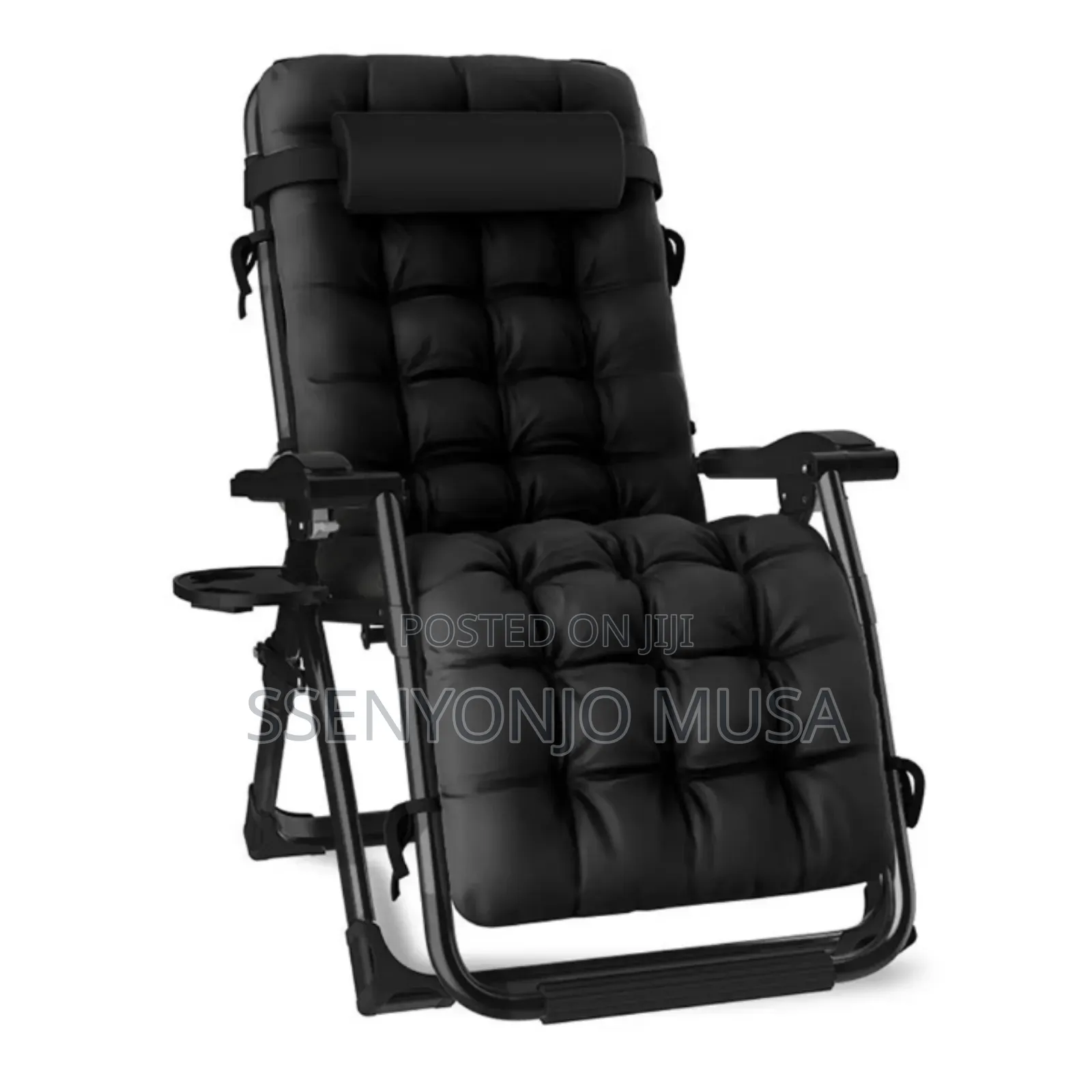 Adjustable Outdoor Zero Gravity Camping Chair With Cushion Cup