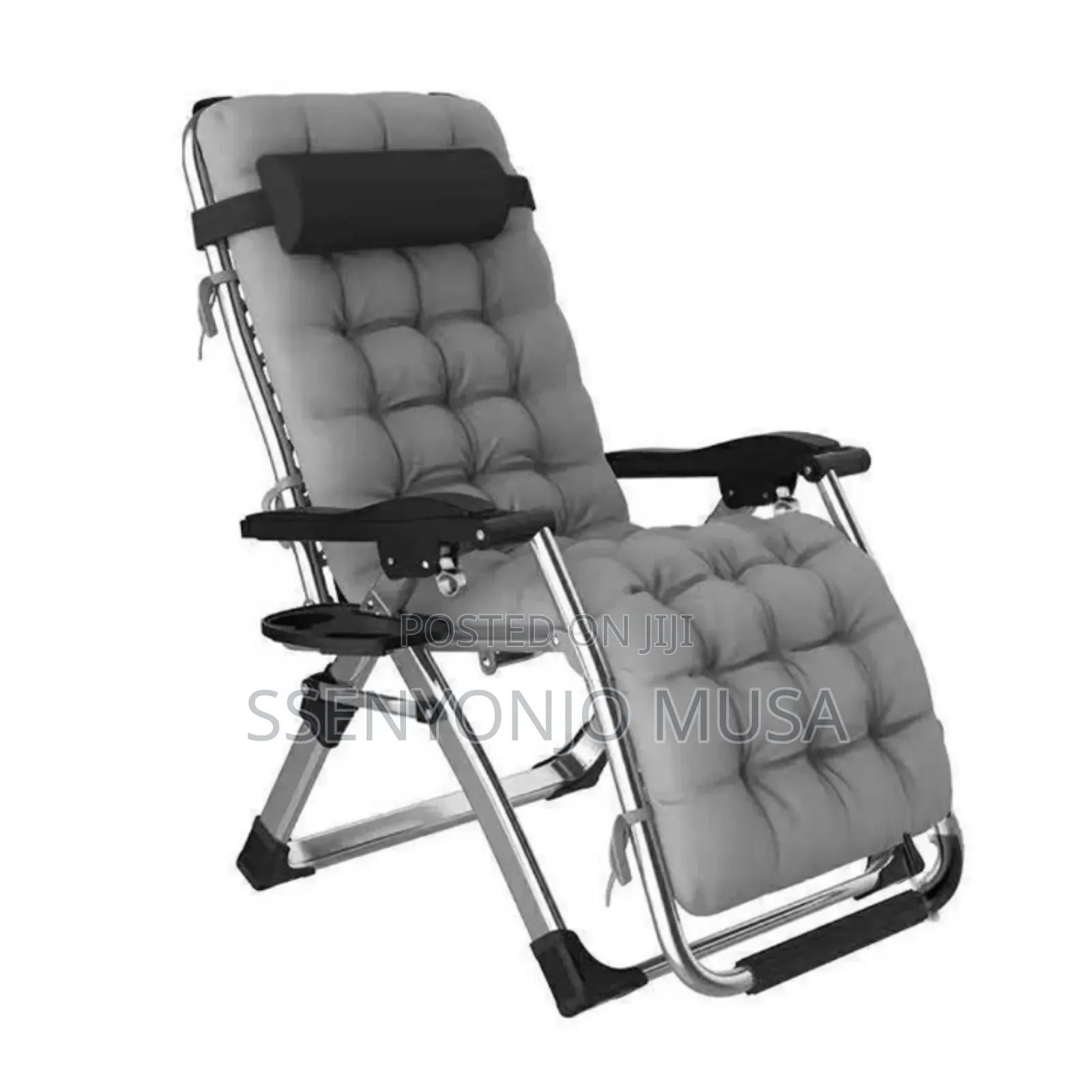 Adjustable Outdoor Zero Gravity Camping Chair With Cushion Cup