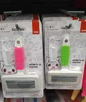 2 in 1 Pet Grooming Kit(Slicker Brush and Comb)