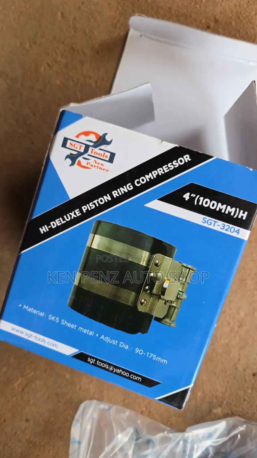 Engine Medium Piston Ring Compressor
