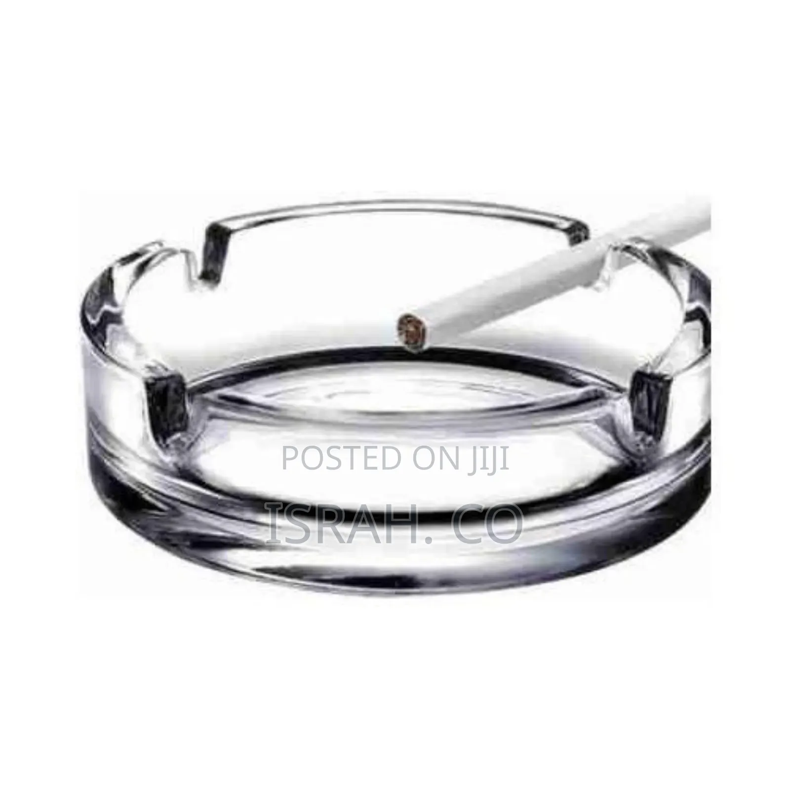 Thickened Glass Ash Tray - Clear
