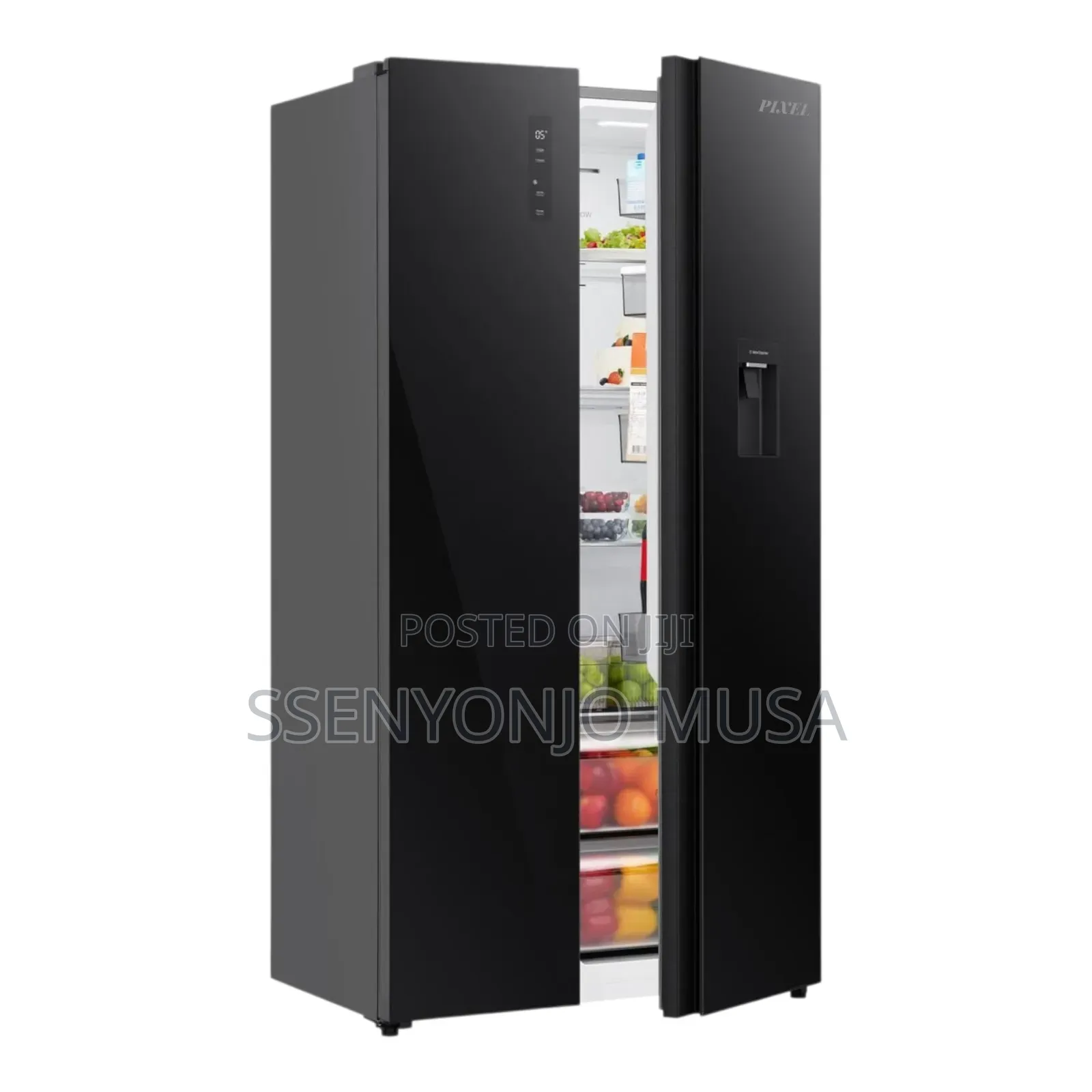 Pixel 670l Double Side-by-Side Fridge With Water Dispenser