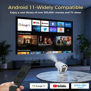 Uhd Mini Smart Projector [Netflix, Youtube,Football Streaming Apps]