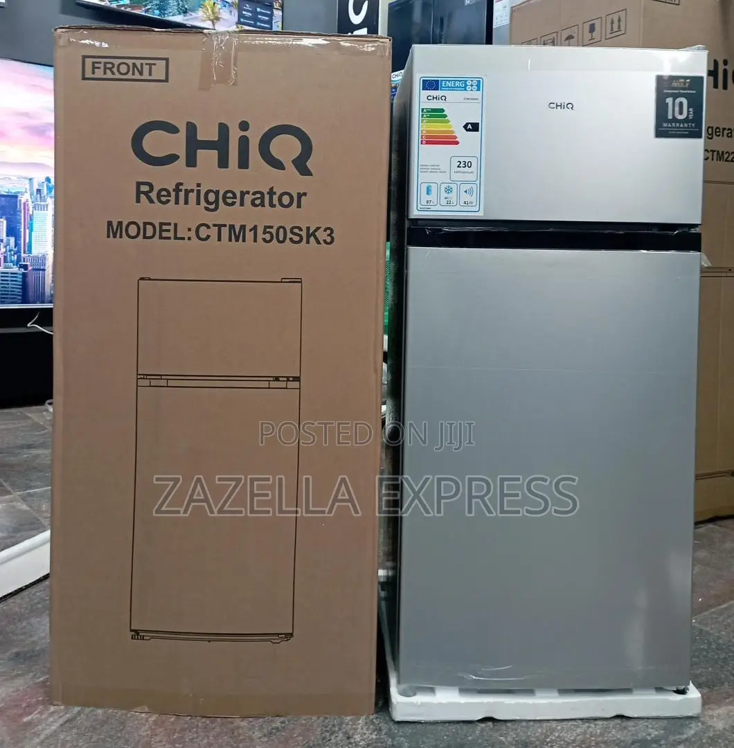 Chiq 150l Double Door Refrigerator