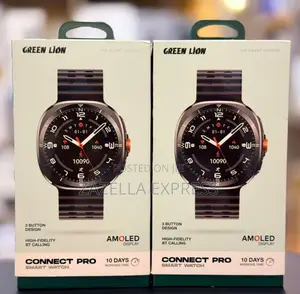 Green Lion Connect Pro Smart Watch, Always-on Display, Call Social