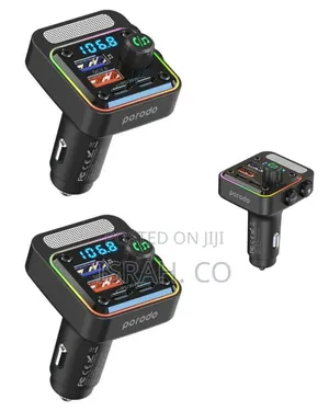 Porodo Quick-charge Fm Car Charger - Multicolor