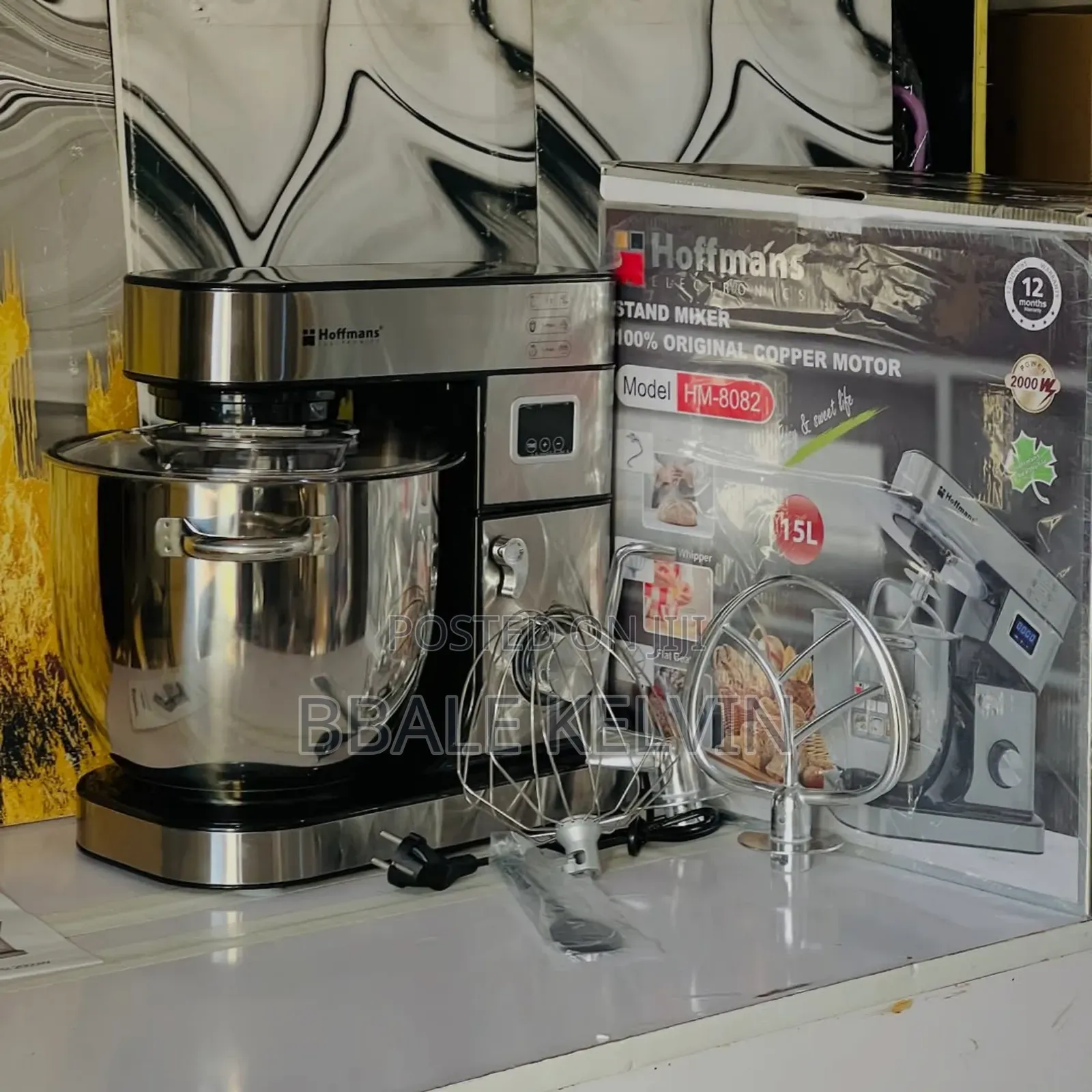 Hoffmans 15 Liters Commercial Stand Mixer Hm-8082