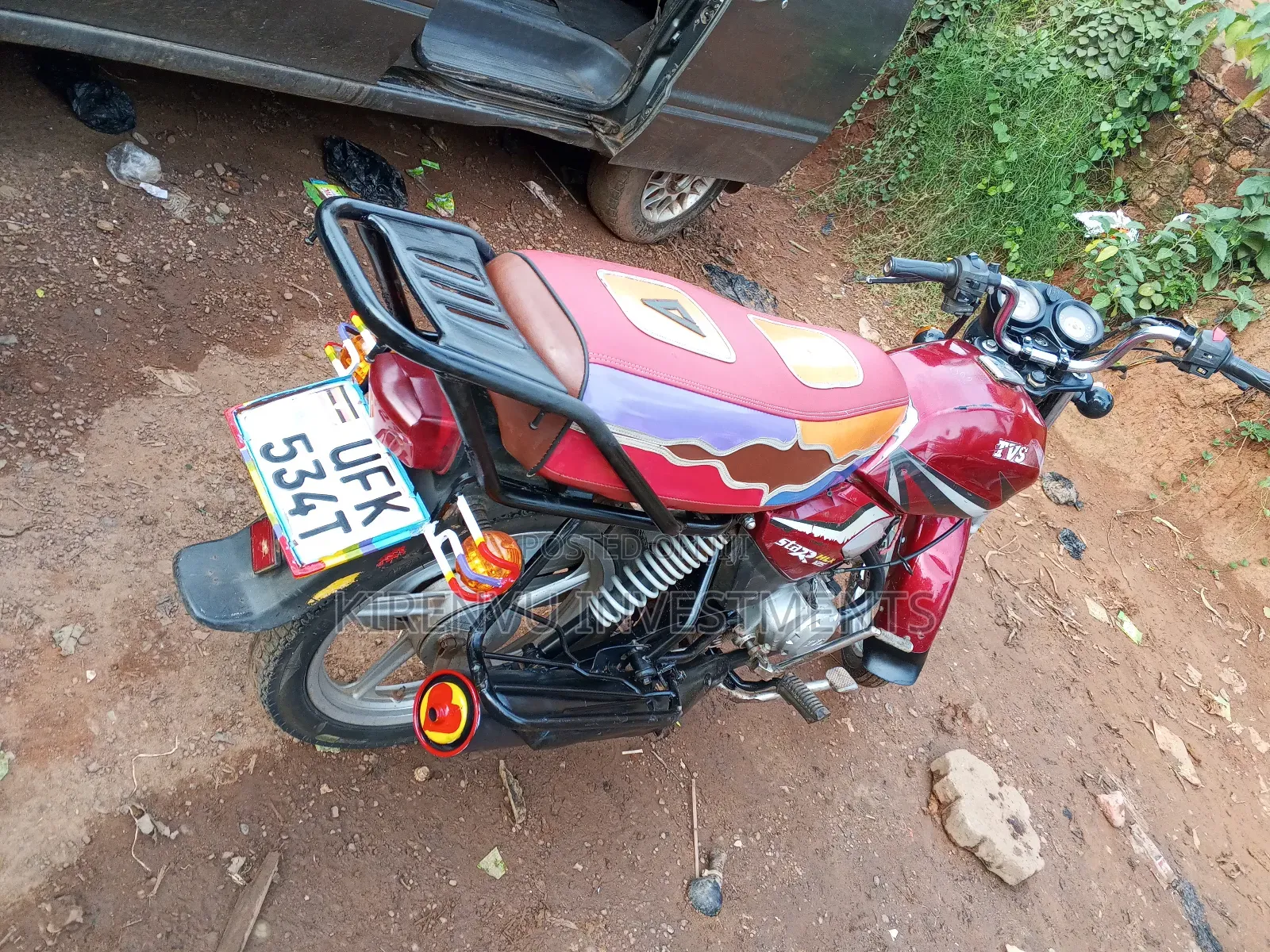 TVS HLX 125 2018 Red