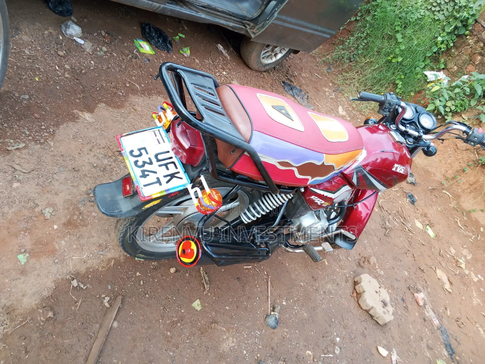 TVS HLX 125 2018 Red