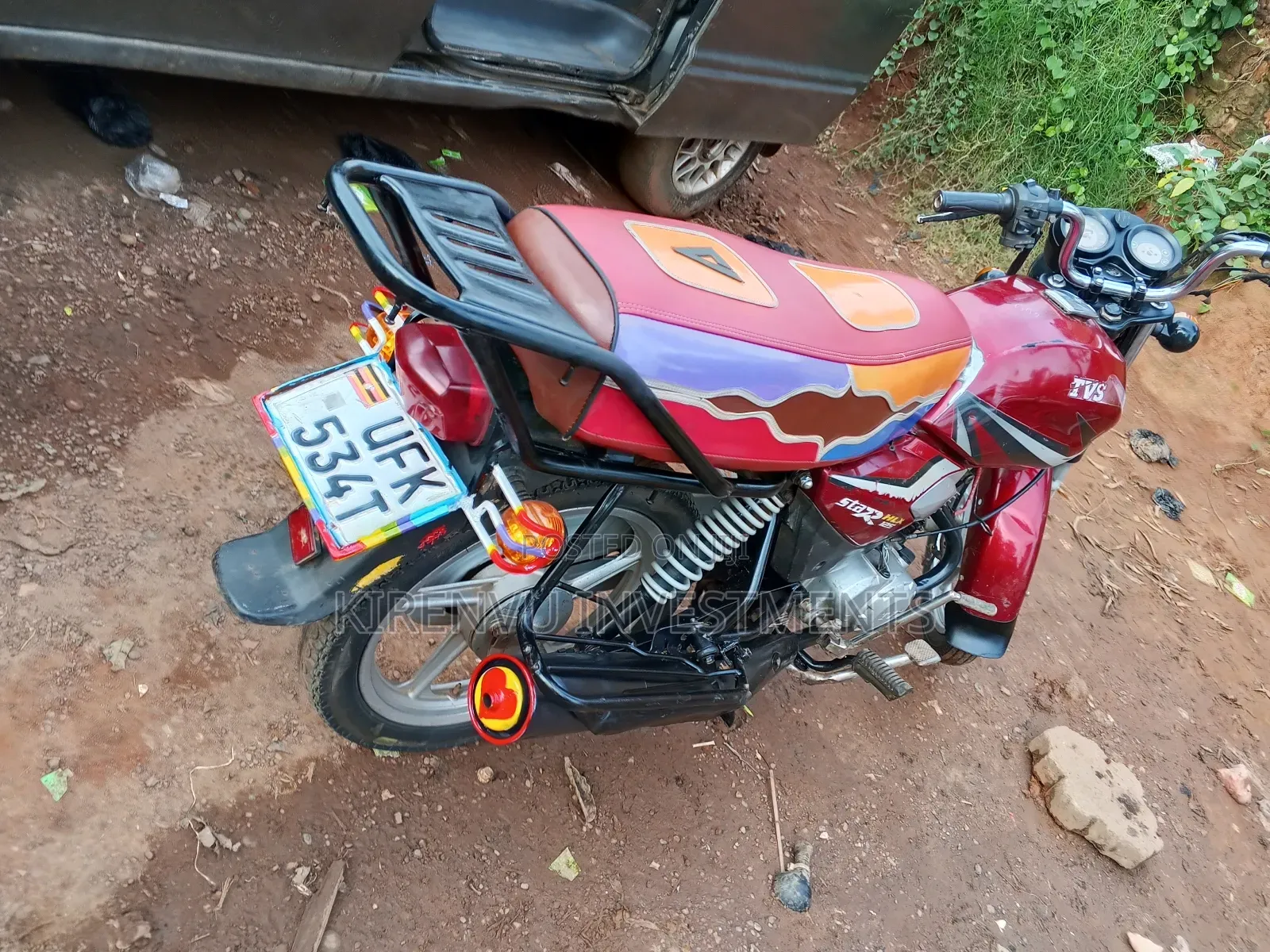 TVS HLX 125 2018 Red
